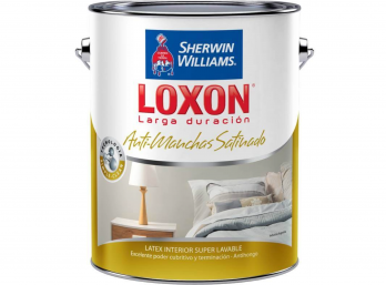 LOXON LARGA DURACION ANTIMANCHAS SATINADO Blanco X 1 litro