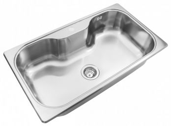 PILETA ACERO INOX. 304 LUXOR SI 85 A  Simple 85,5 x 48,2 x 21 Luxor SI85A*