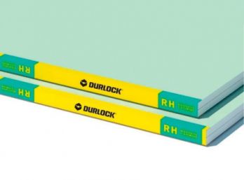 PLACA DURLOCK RH 12,5mm 1,20 x 2,40 MTS. * Verde * 23,66 kg